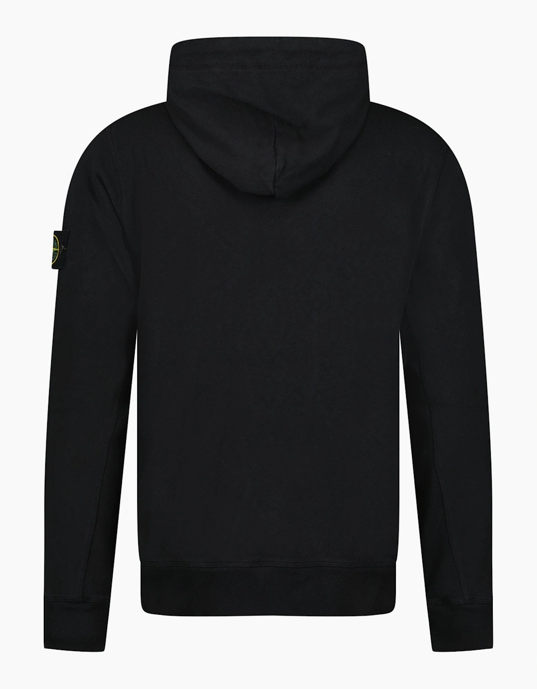 Stone Island 'Old Effect' Cotton Hoodie Black