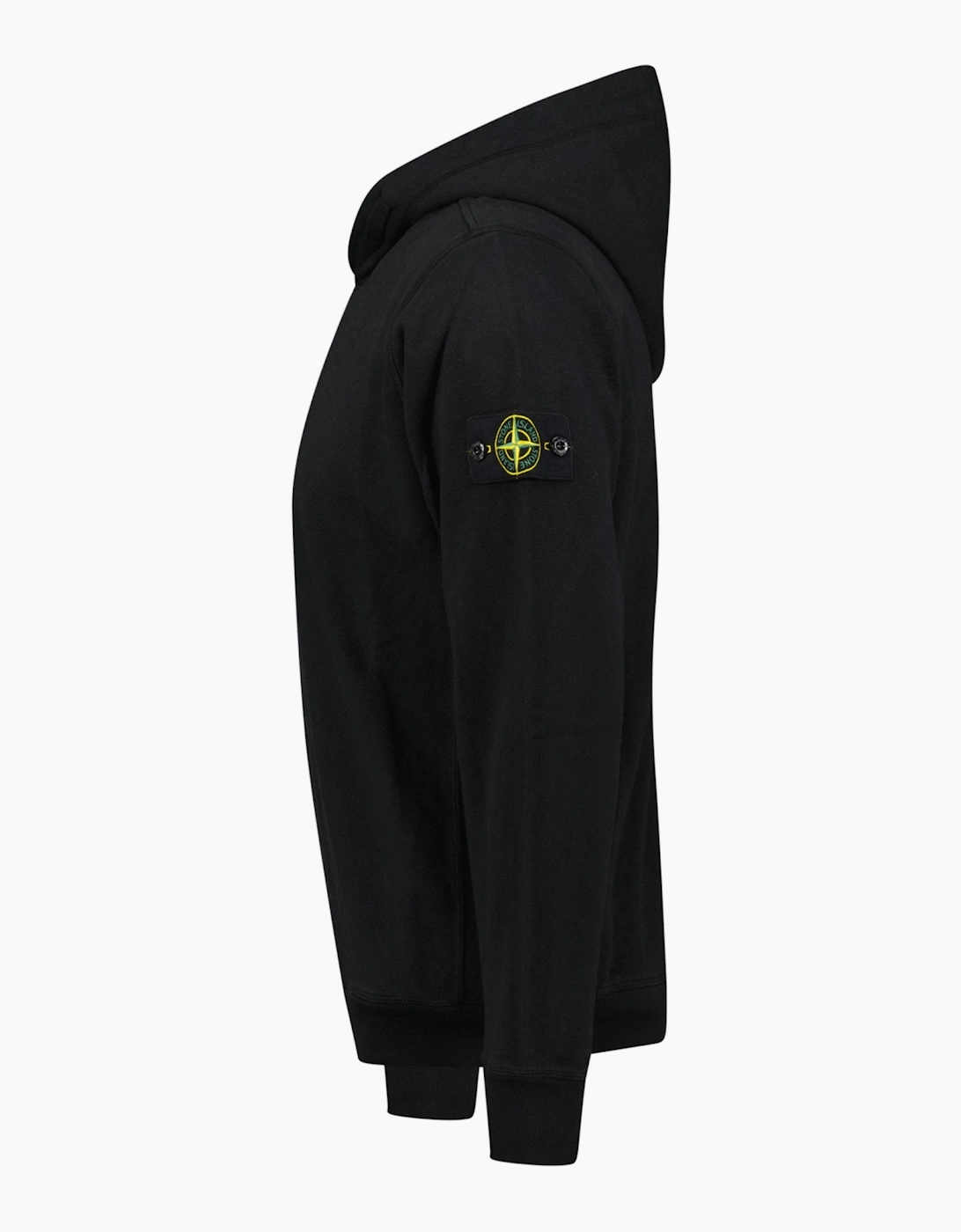 Stone Island 'Old Effect' Cotton Hoodie Black