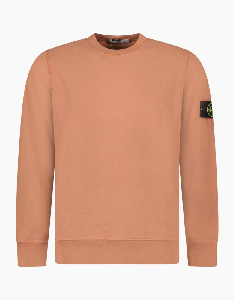 Stone Island Cotton Sweatshirt Rust