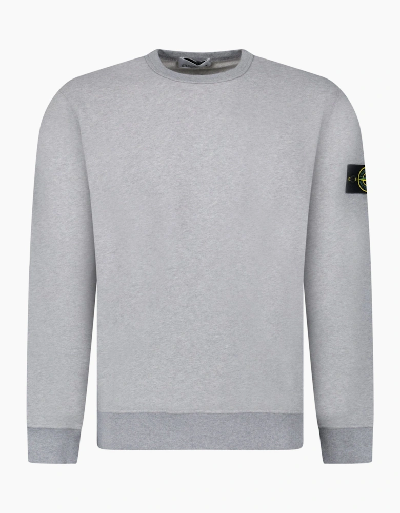 Stone Island Brushed Organic Cotton Sweatshirt Grey