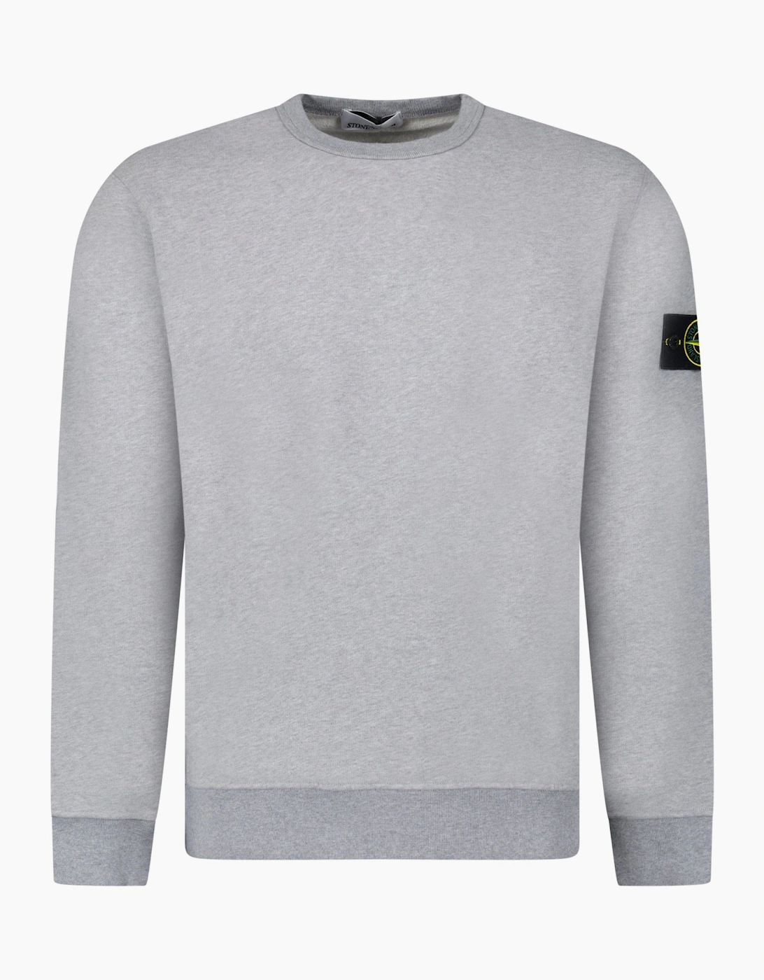 Stone Island Men's Stone Island Brushed Organic Cotton Sweatshirt Grey
