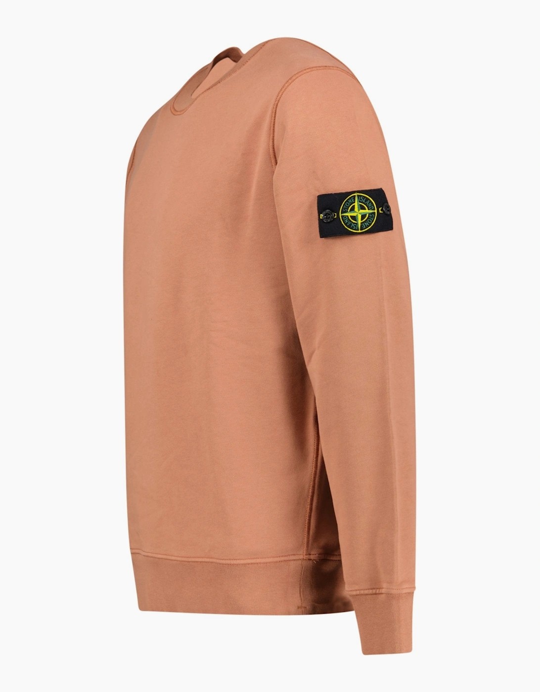 Stone Island Cotton Sweatshirt Rust