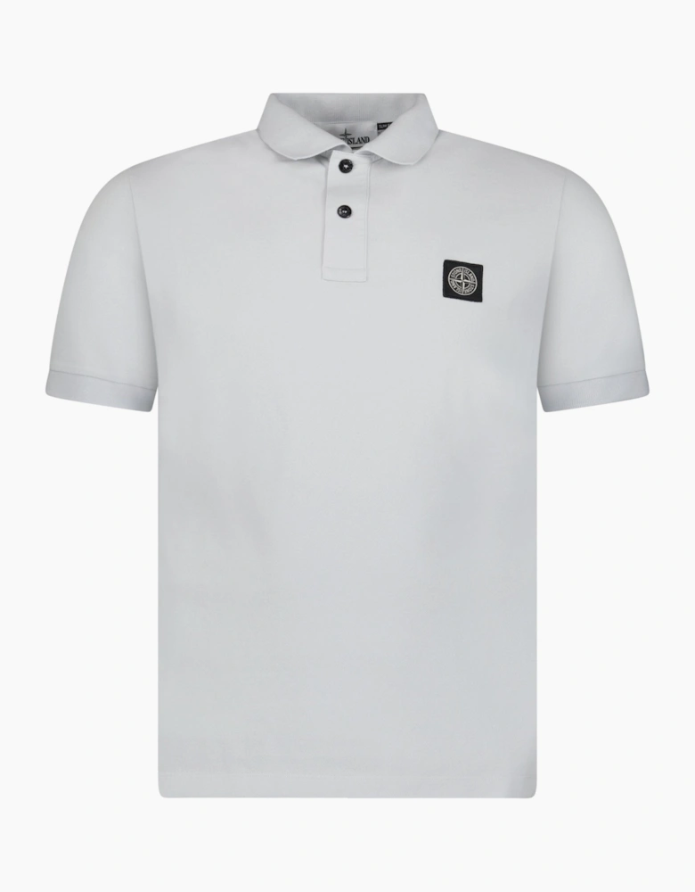 Stone Island Compass Logo Polo Sky Blue
