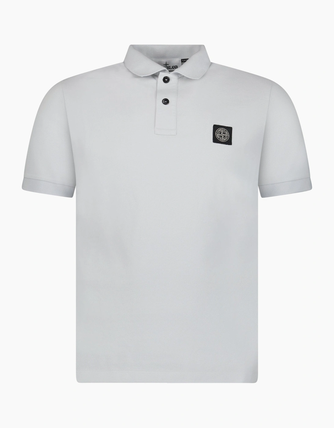 Stone Island Compass Logo Polo Sky Blue
