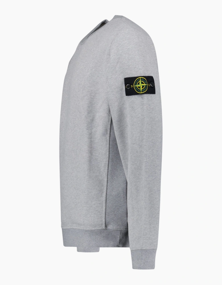 Stone Island Brushed Organic Cotton Sweatshirt Grey
