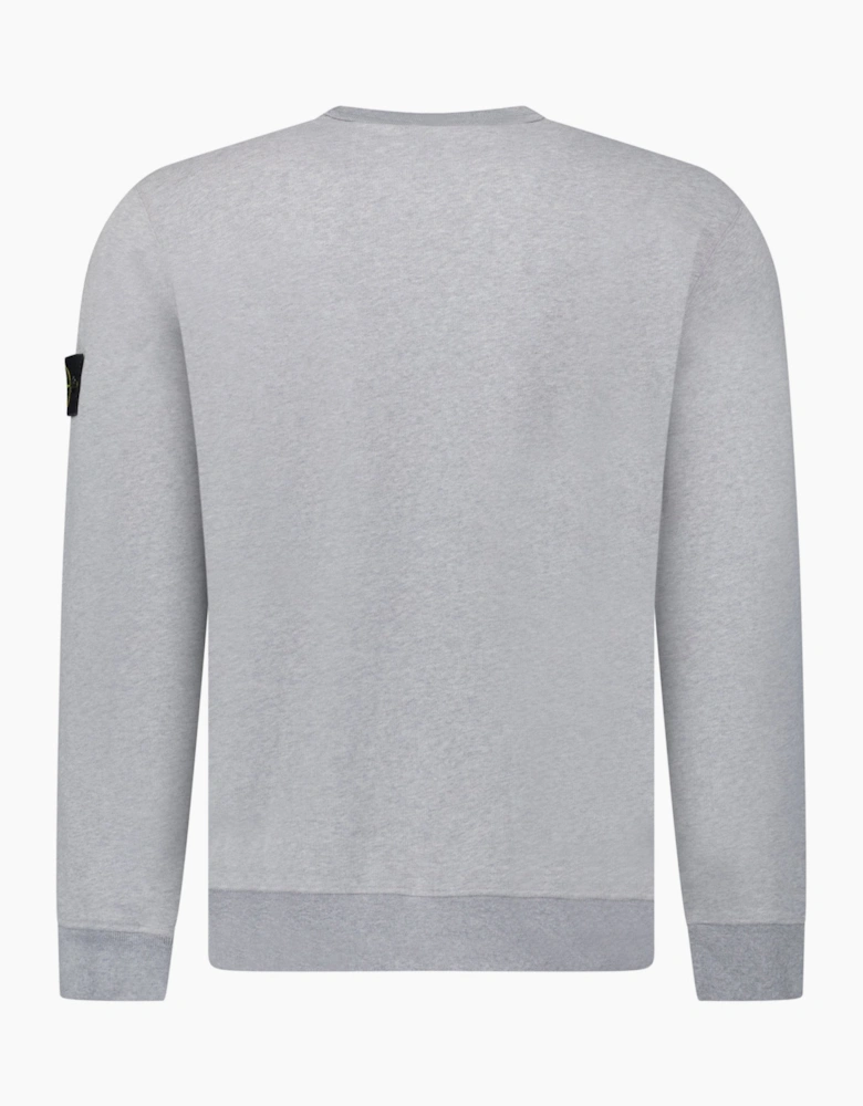 Stone Island Brushed Organic Cotton Sweatshirt Grey