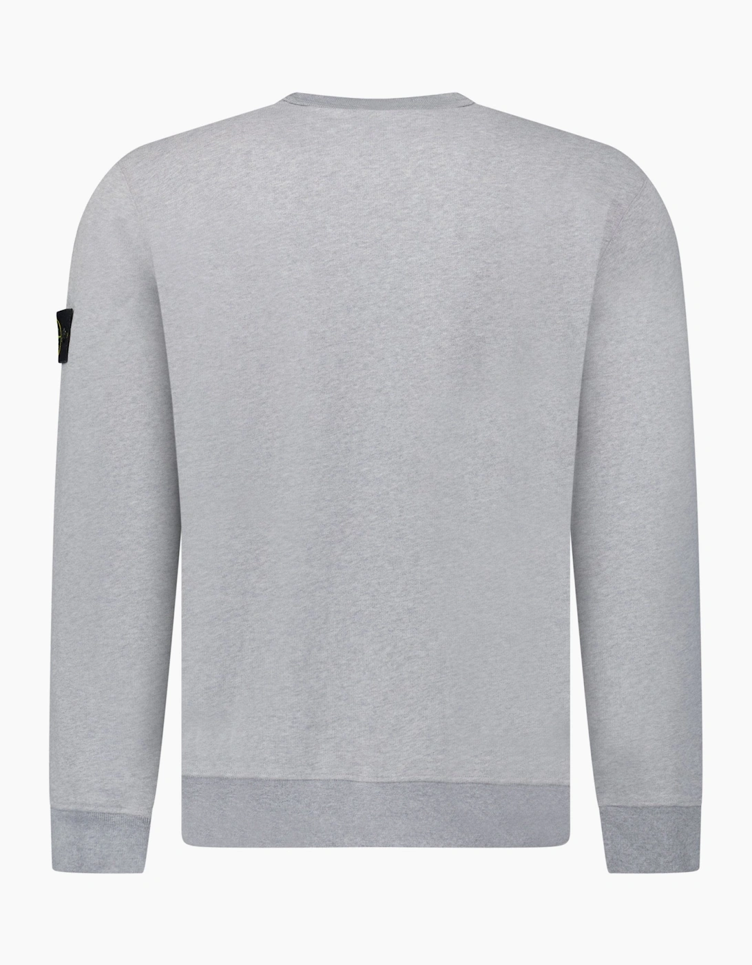 Stone Island Brushed Organic Cotton Sweatshirt Grey