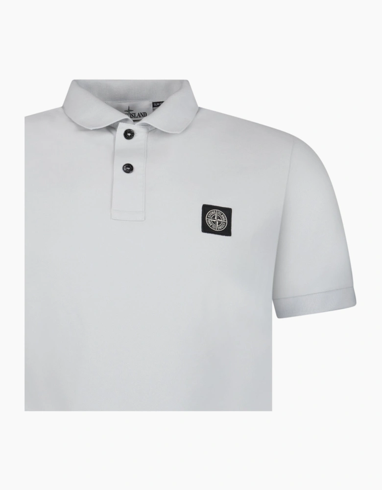 Stone Island Compass Logo Polo Sky Blue