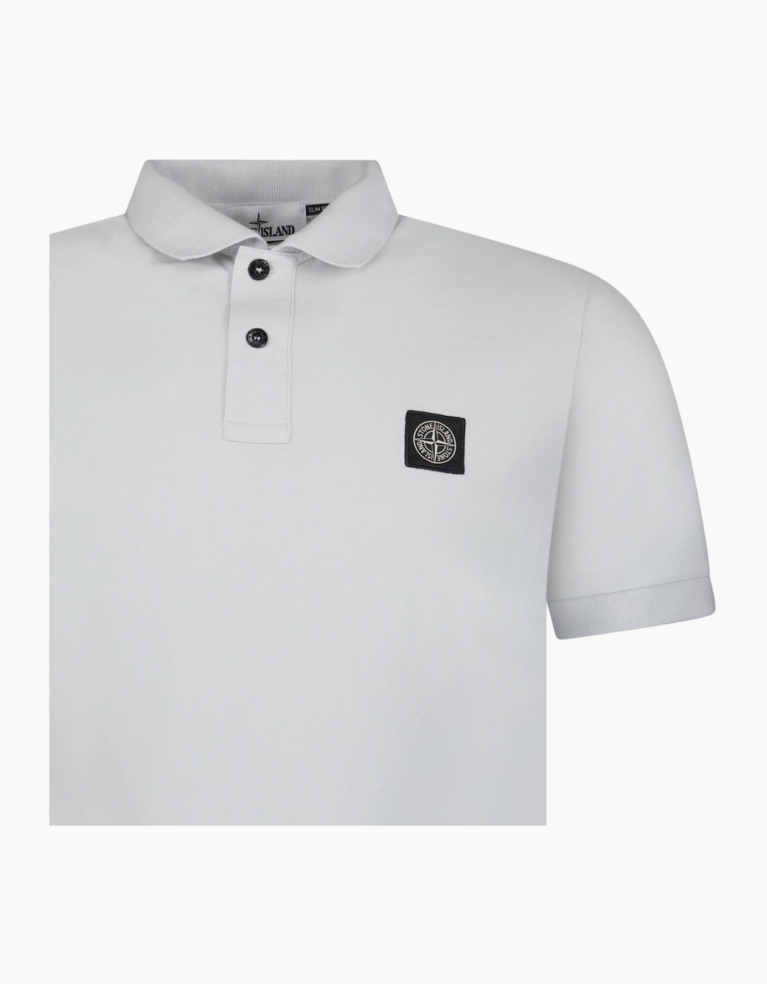 Stone Island Compass Logo Polo Sky Blue