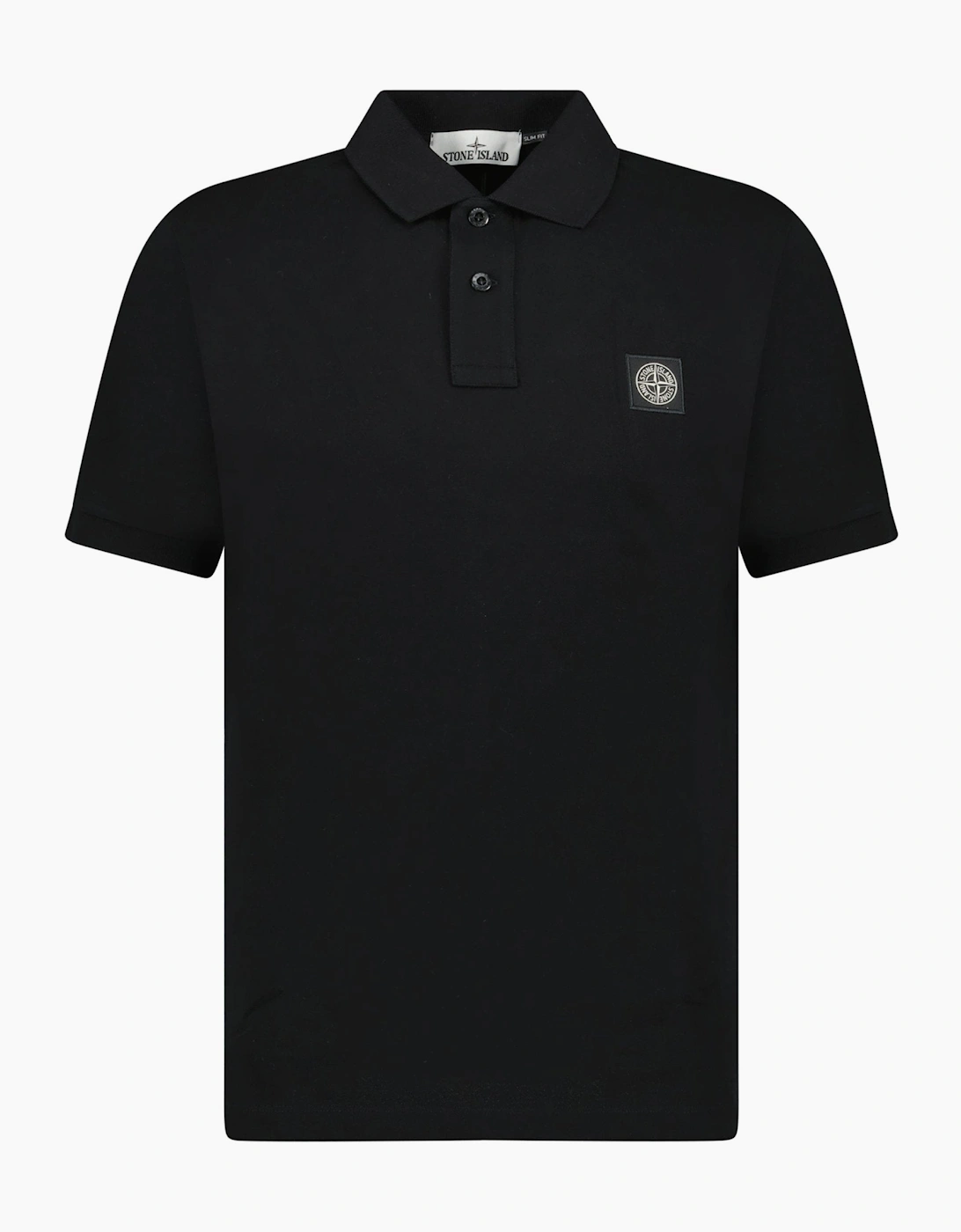 Stone Island Compass Logo Polo Black
