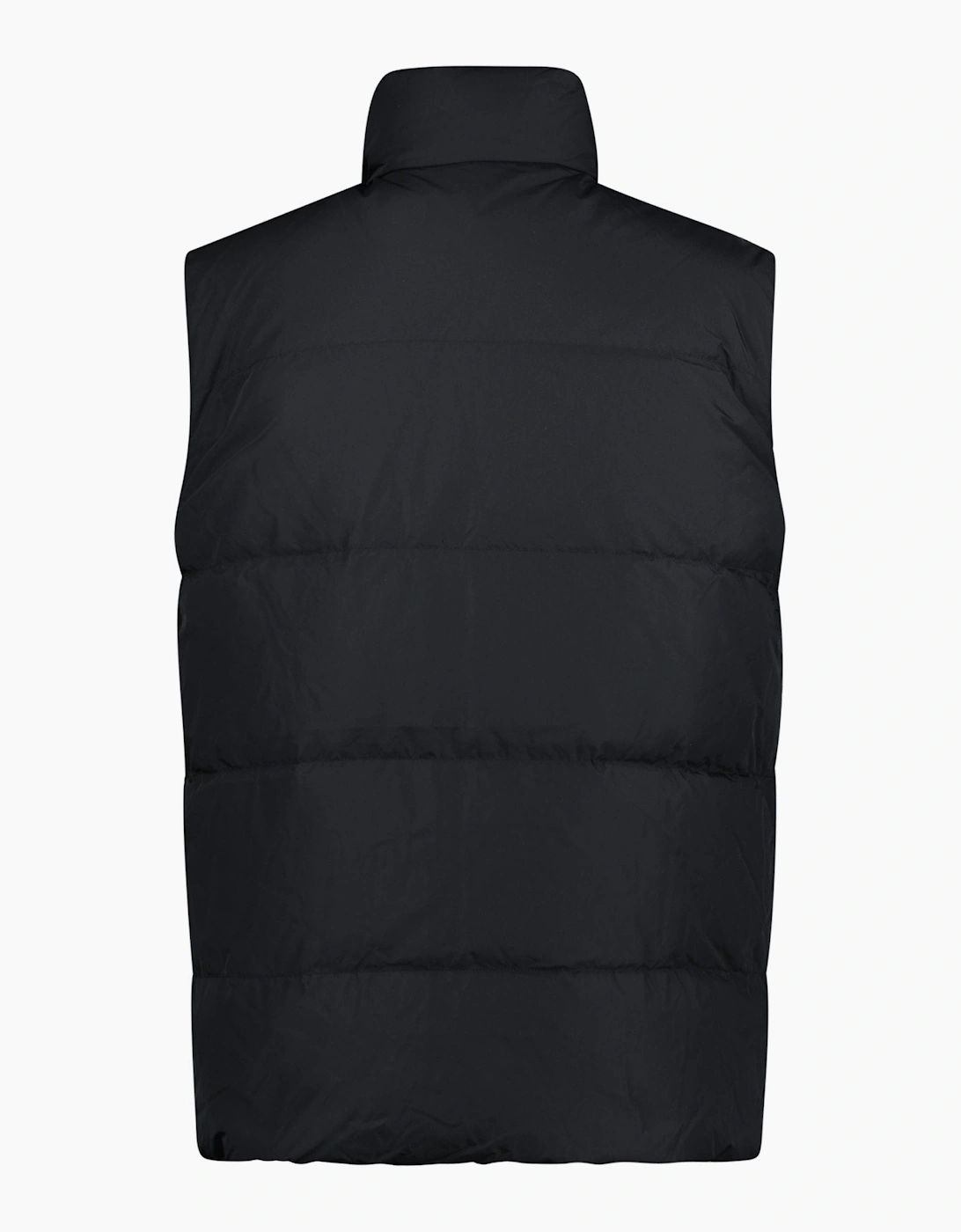 Burberry 'Lowick' Reversible Down Gilet Black & Check