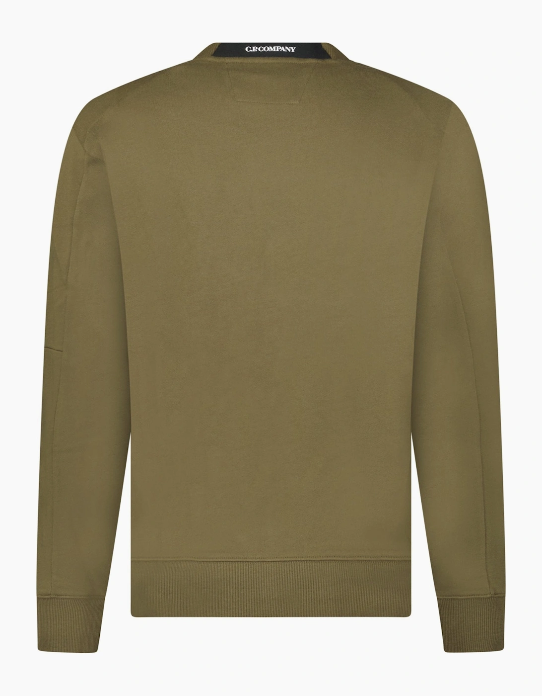 CP Company Diagonal Raised Lens Sweatshirt Khaki