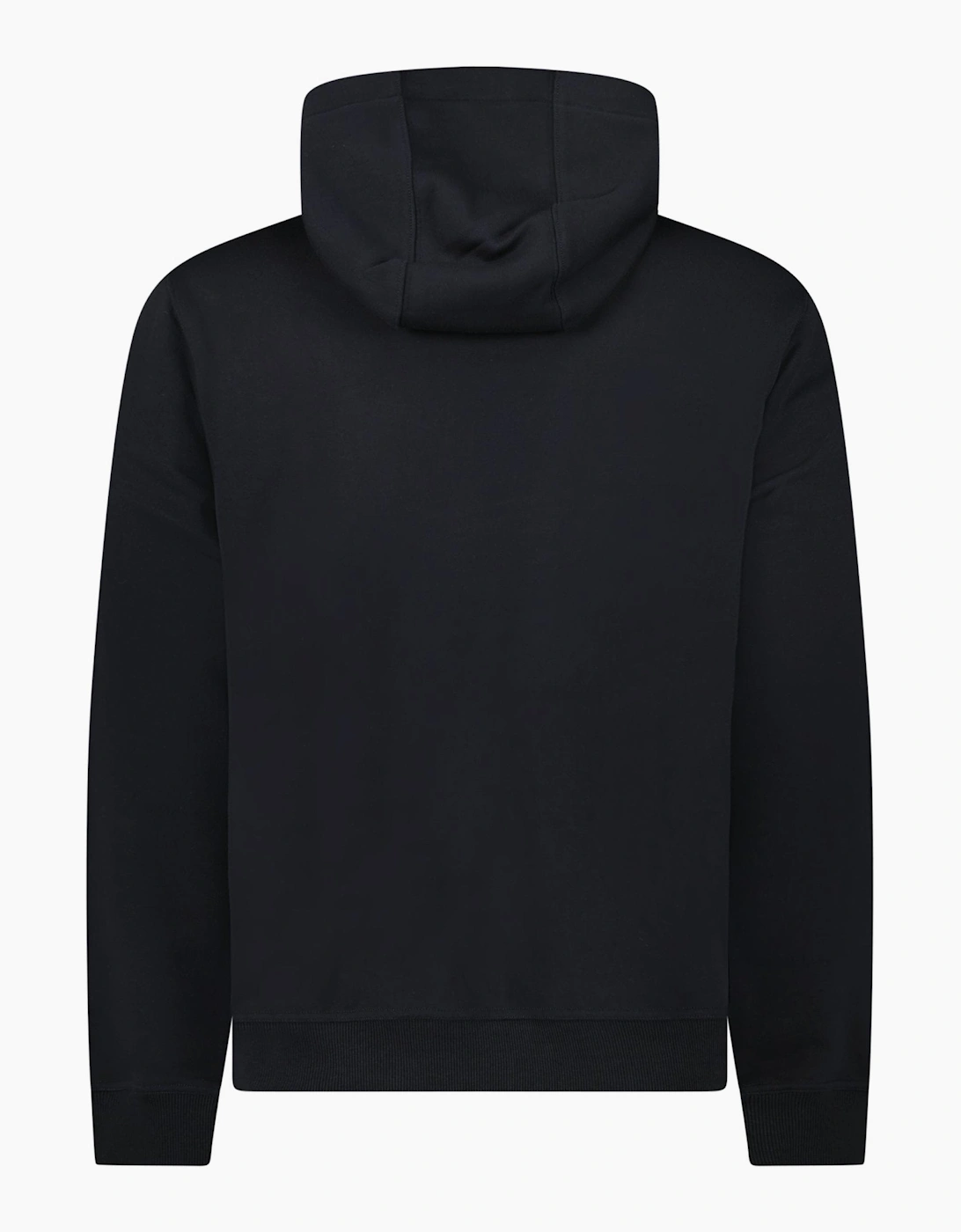 Burberry Logo Embroidered Hoodie Black