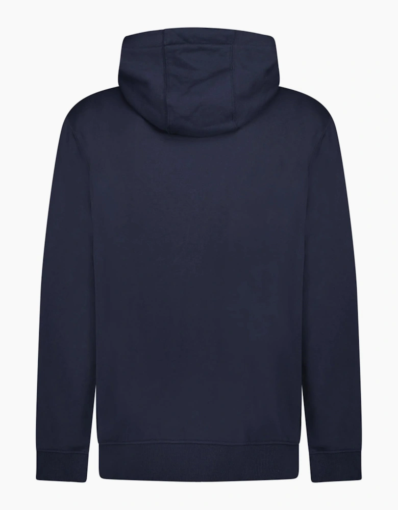 Burberry 'Hove' Check Hoodie Navy