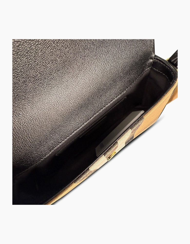 Burberry 'New Hampshire' Leather Shoulder Bag Black
