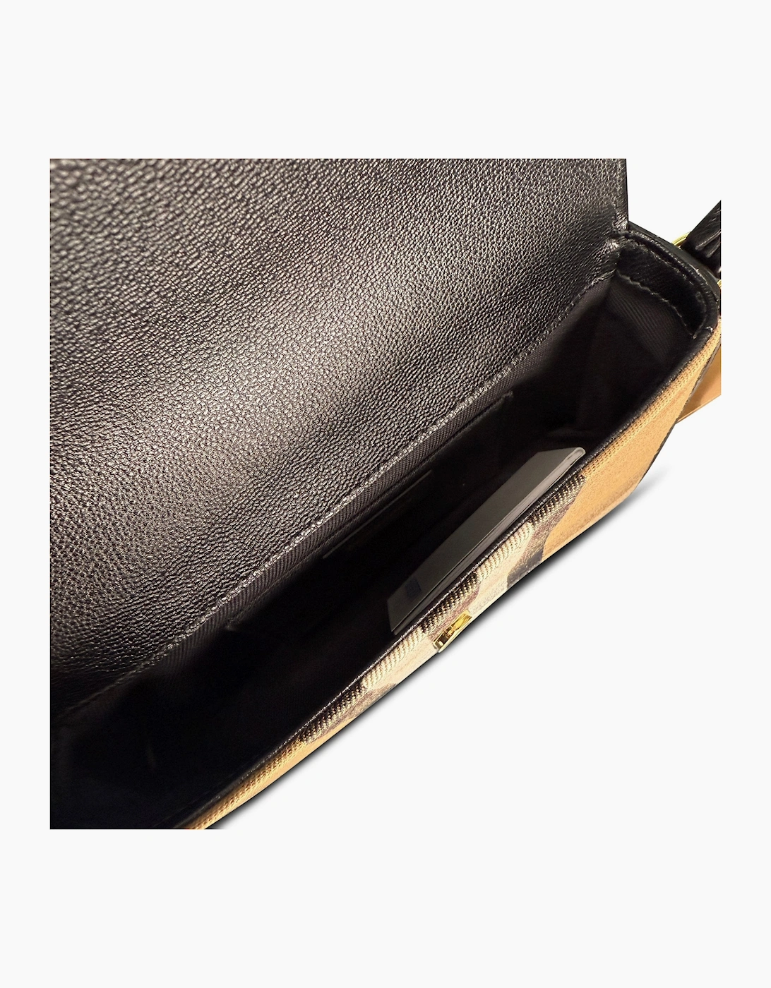 Burberry 'New Hampshire' Leather Shoulder Bag Black