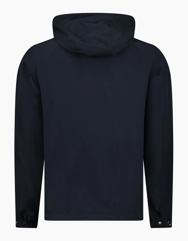 Burberry 'Stanford' Zip-Up Check Reversible Hooded Jacket Black & Check