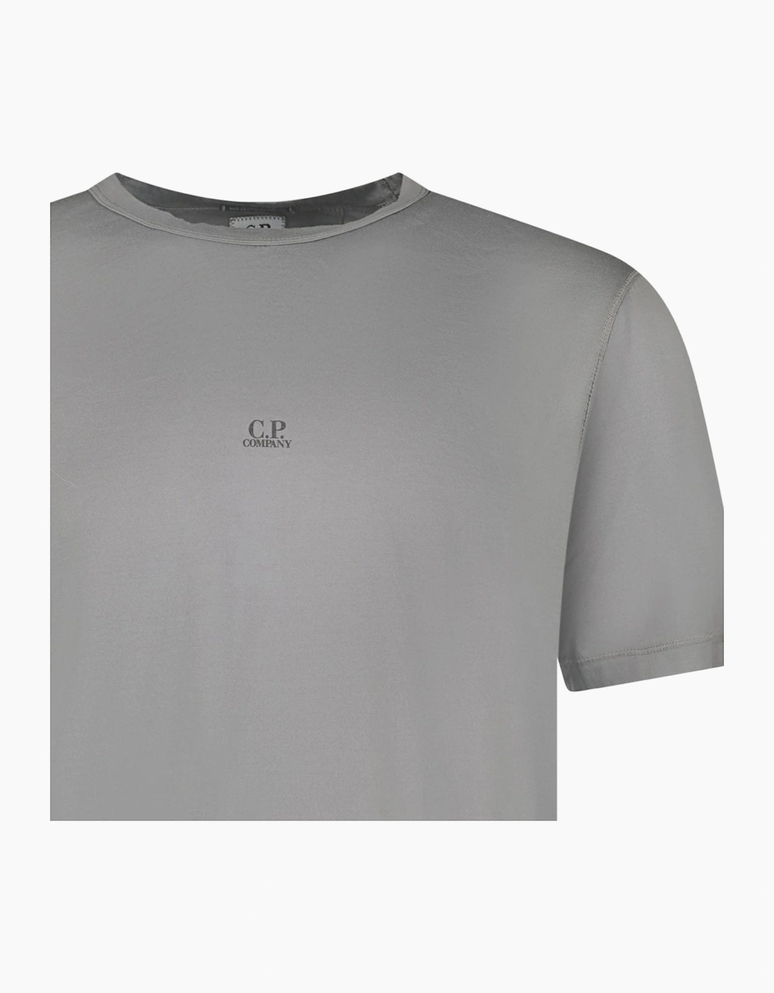 CP Company Mercerized Cotton Jersey 70/2 T-Shirt Grey