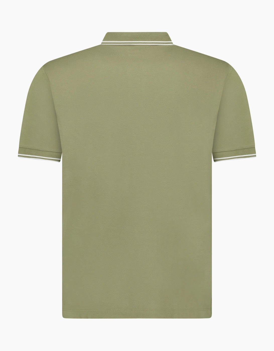 Stone Island Compass Logo Polo Olive