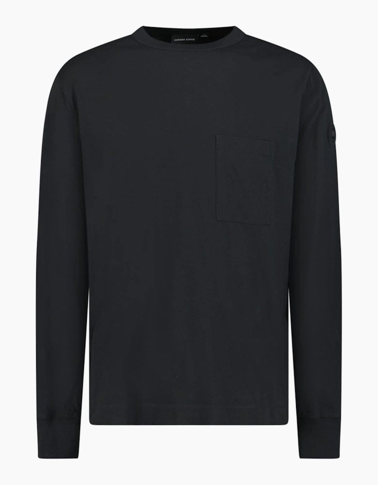 Canada Goose Gladstone Long Sleeve T-Shirt Black