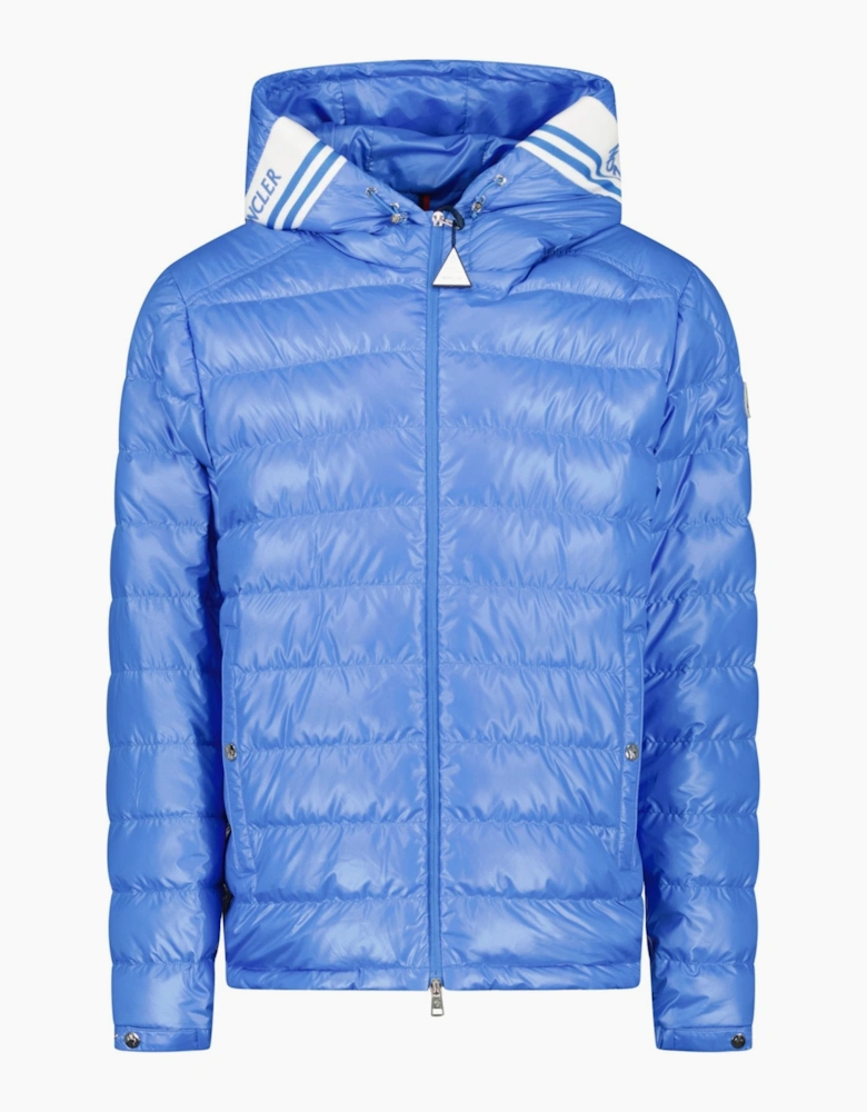 Moncler Cornour Short Padded Jacket Blue
