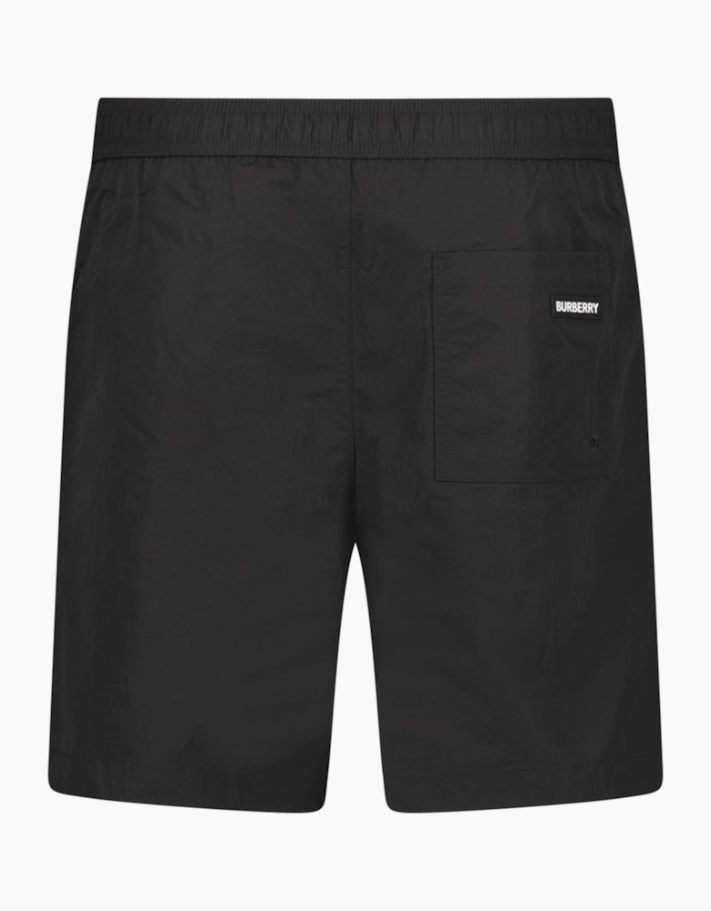 Burberry Martin Chrome Nylon Swim Shorts Black