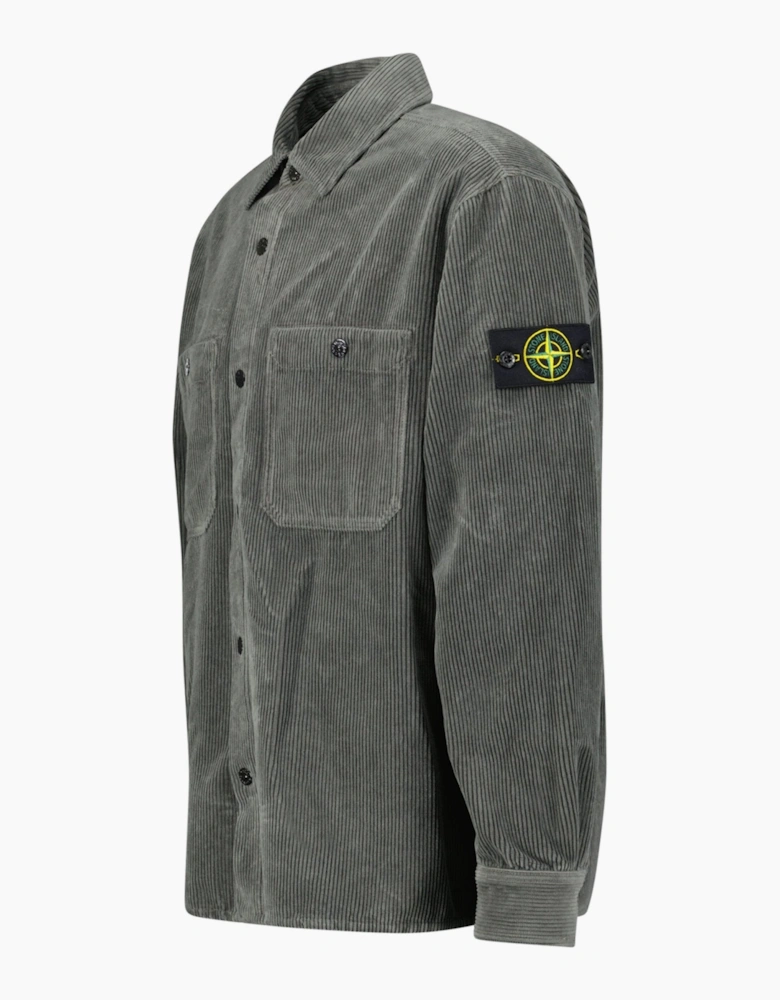 Stone Island Corduroy Overshirt Cement Grey