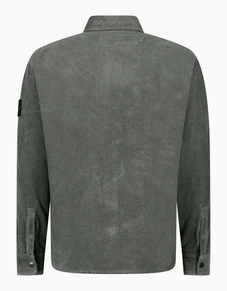 Stone Island Corduroy Overshirt Cement Grey