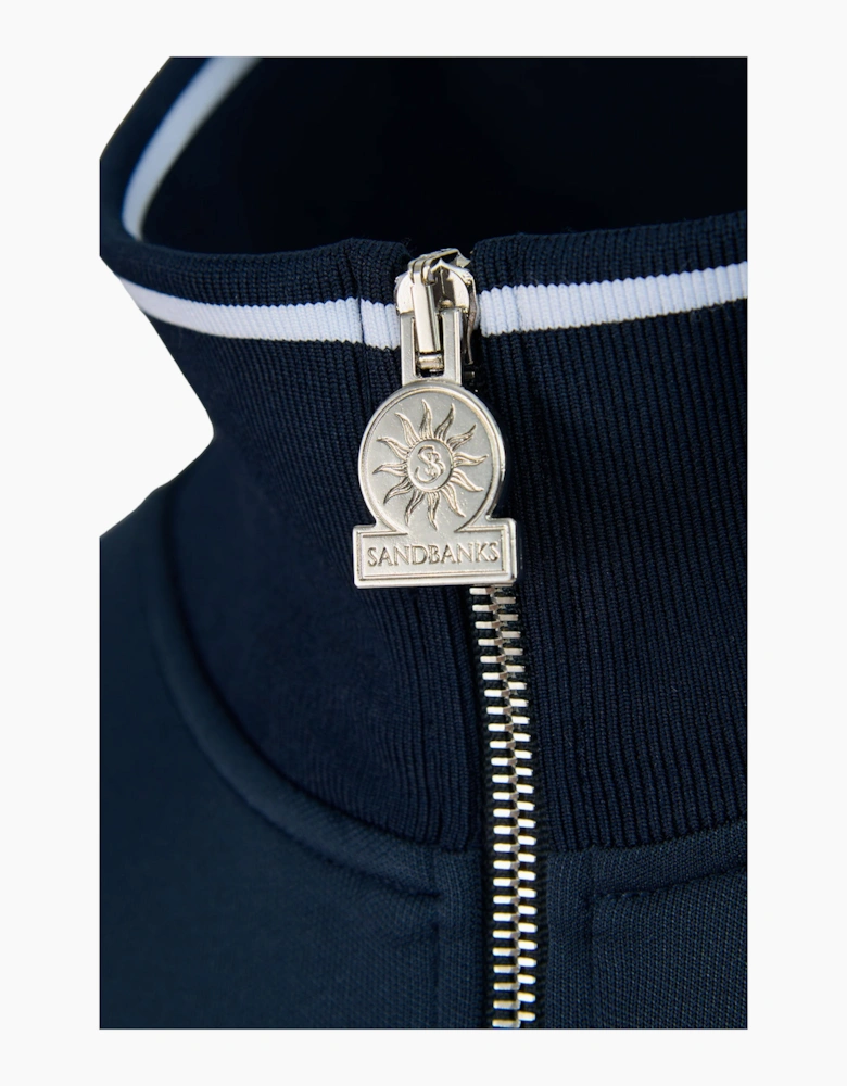 SANDBANKS TRICOT TRACK JACKET NAVY