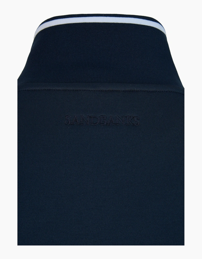 SANDBANKS TRICOT TRACK JACKET NAVY