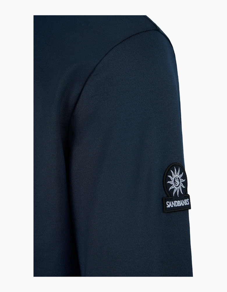 SANDBANKS TRICOT TRACK JACKET NAVY
