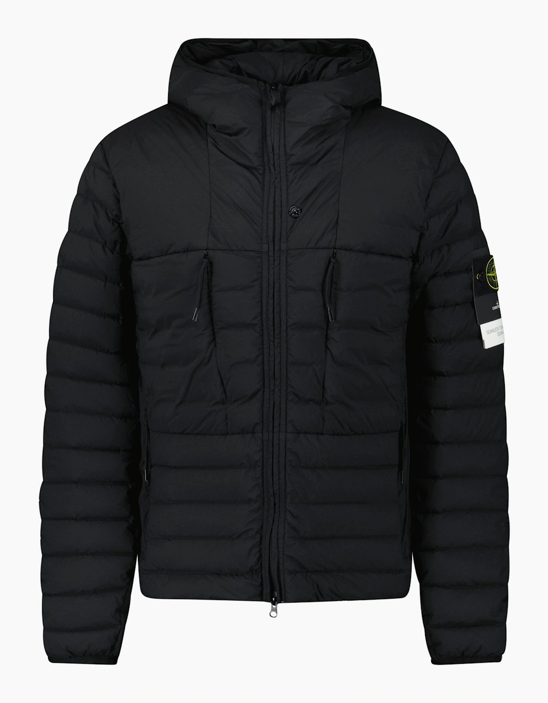 Stone Island Seamless Tunnel Padded Shell Down Jacket Black