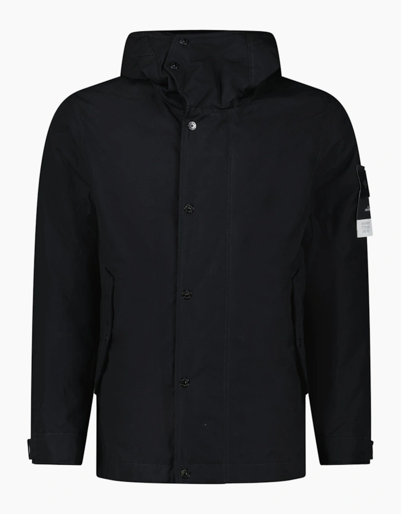 Stone Island Weatherproof Cotton Canvas Ghost Parka Black