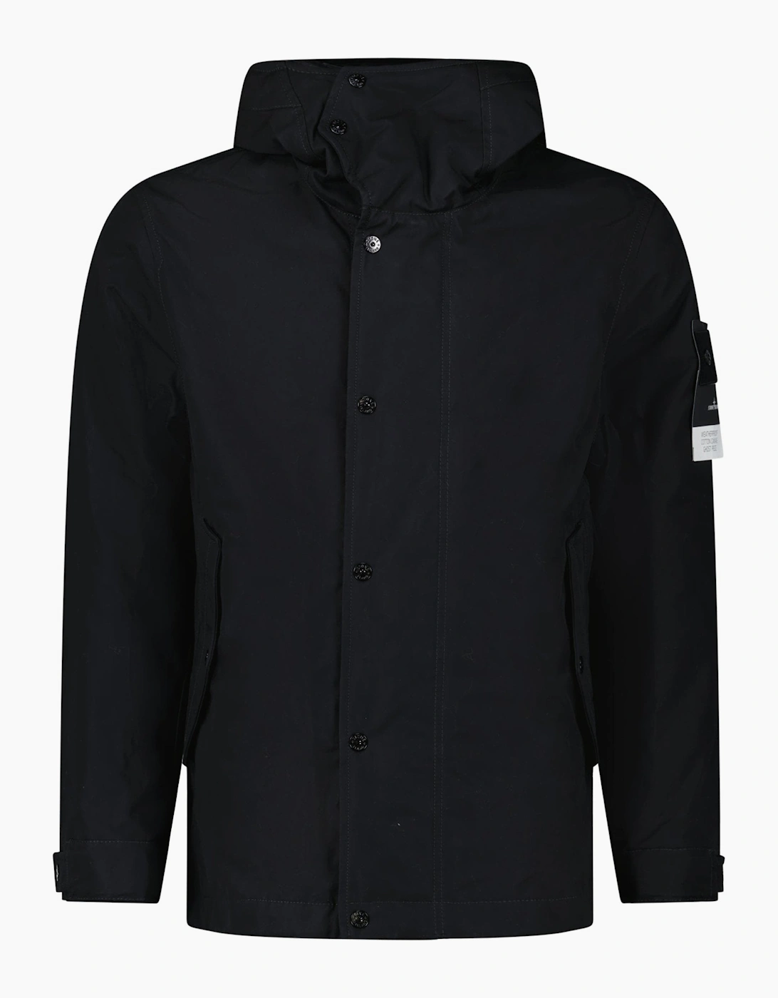 Stone Island Weatherproof Cotton Canvas Ghost Parka Black
