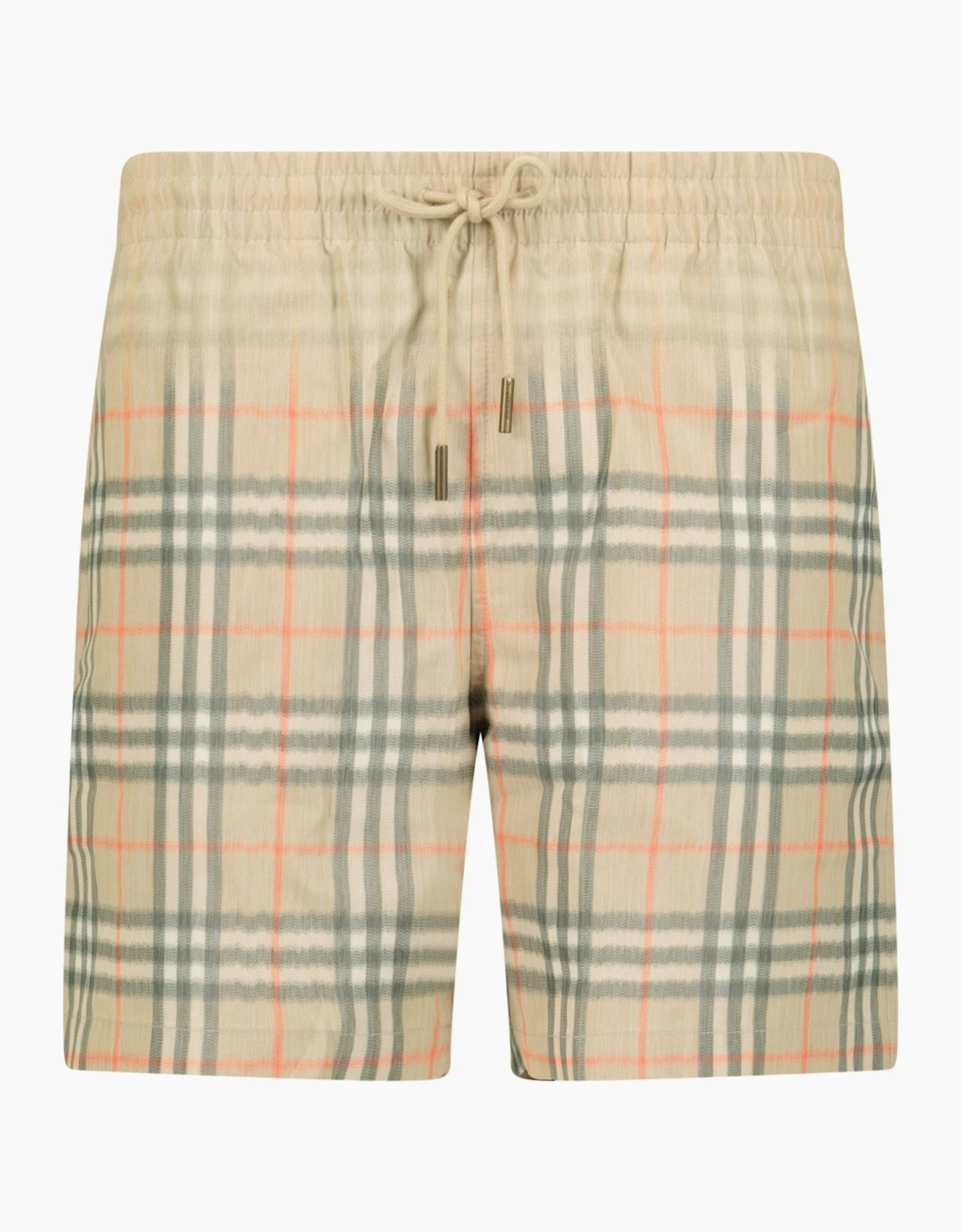Burberry Gradient Check Swim Shorts Beige