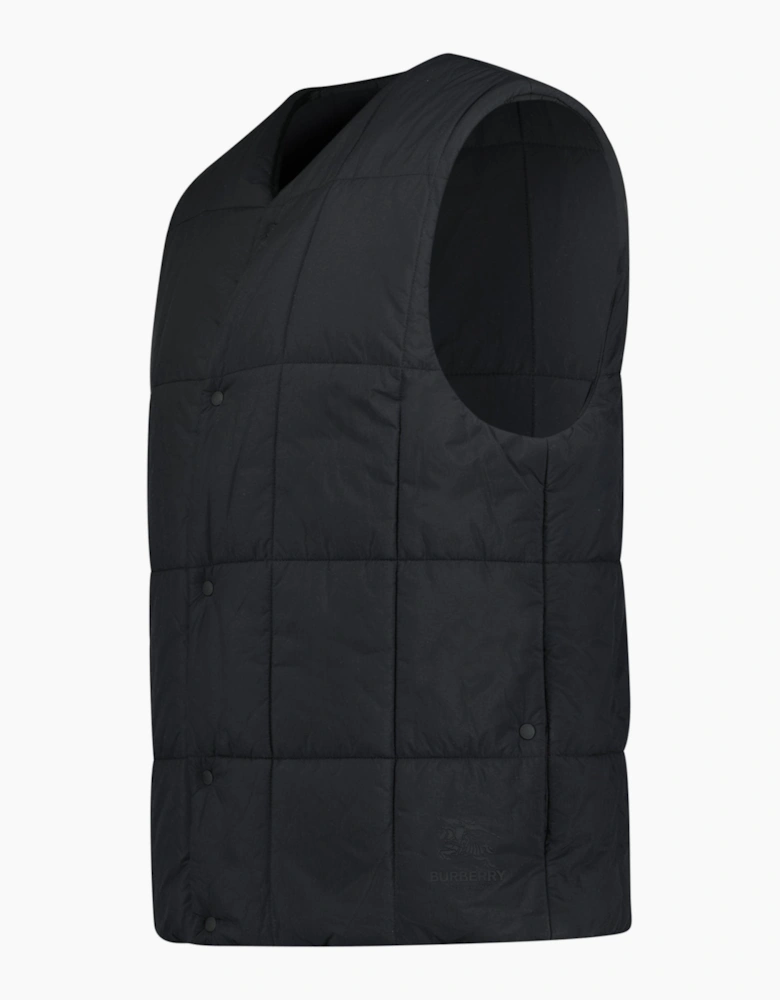 Burberry 'Dufield' Down Gilet Black