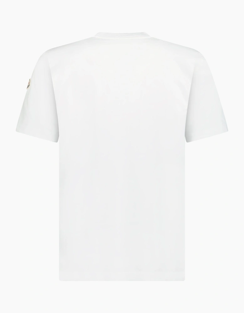 Moncler Logo Print T-Shirt White