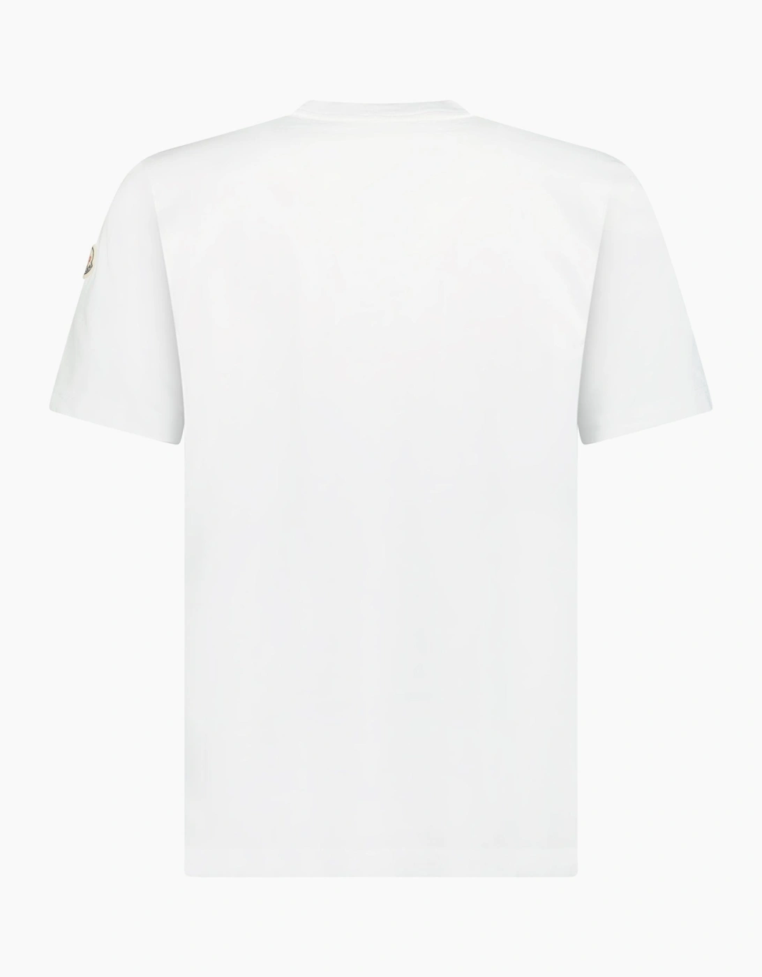 Moncler Logo Print T-Shirt White