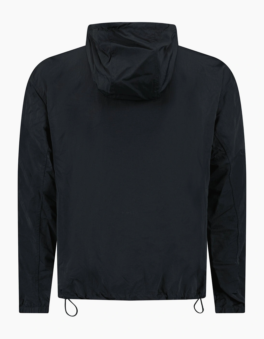 Burberry Equestrian Knight Appliqué Hooded Jacket Black