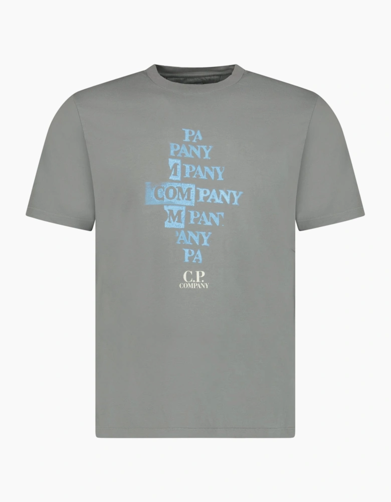 CP Company Graphic Logo T-Shirt Grey