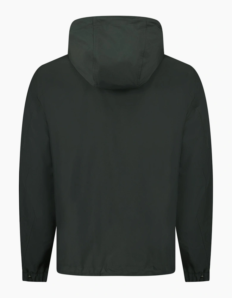 Burberry 'Stanford' Zip-Up Check Reversible Hooded Jacket Black & Check