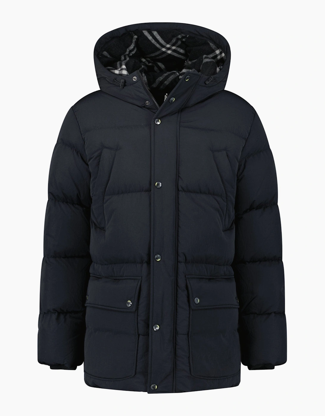 Burberry Technical Nylon Puffer Coat Black