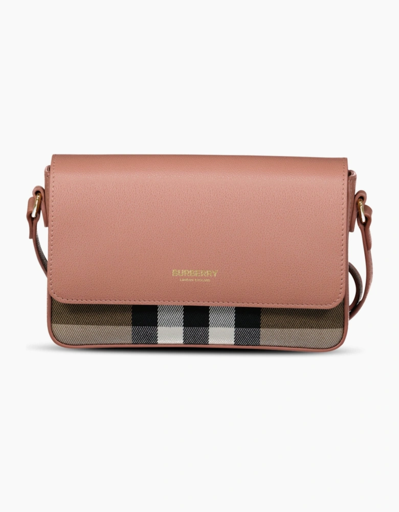 Burberry 'New Hampshire' Leather Shoulder Bag Pink