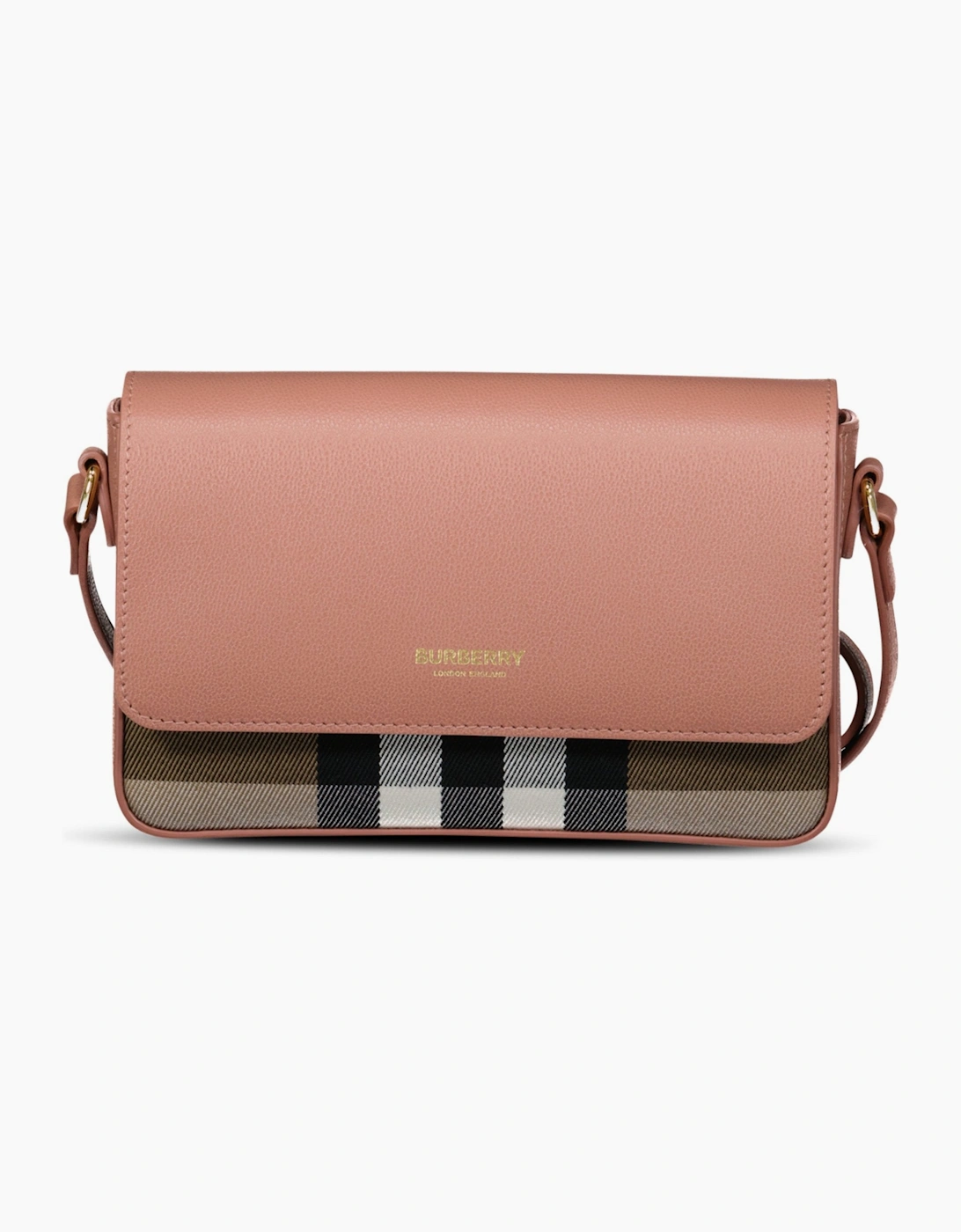 Burberry 'New Hampshire' Leather Shoulder Bag Pink