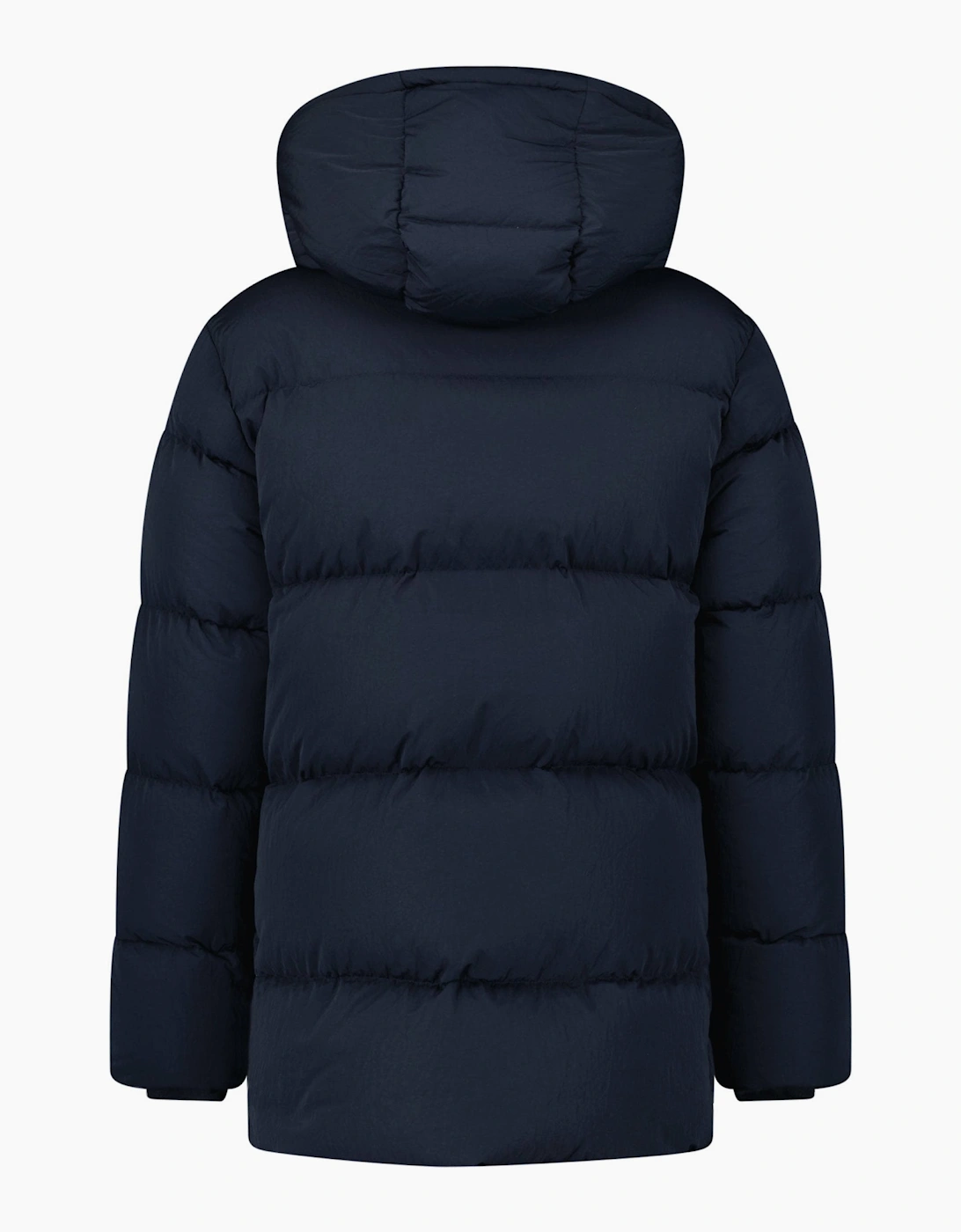 Burberry Technical Nylon Puffer Coat Navy