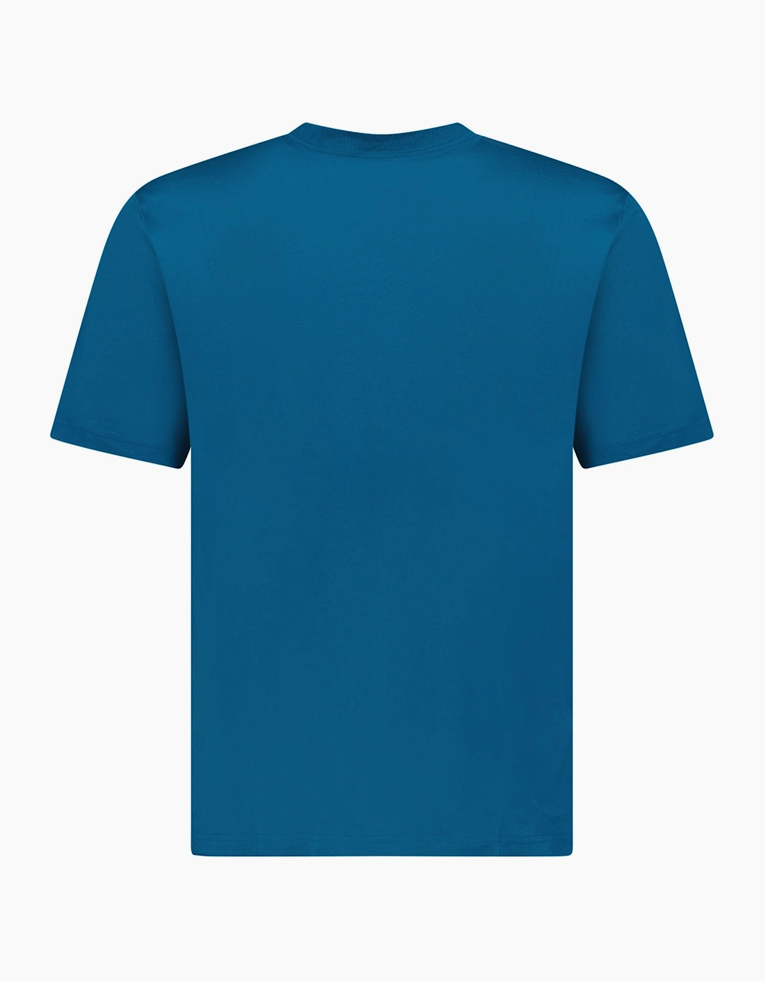 Burberry Ellison Check Print T-Shirt in Pacific Blue