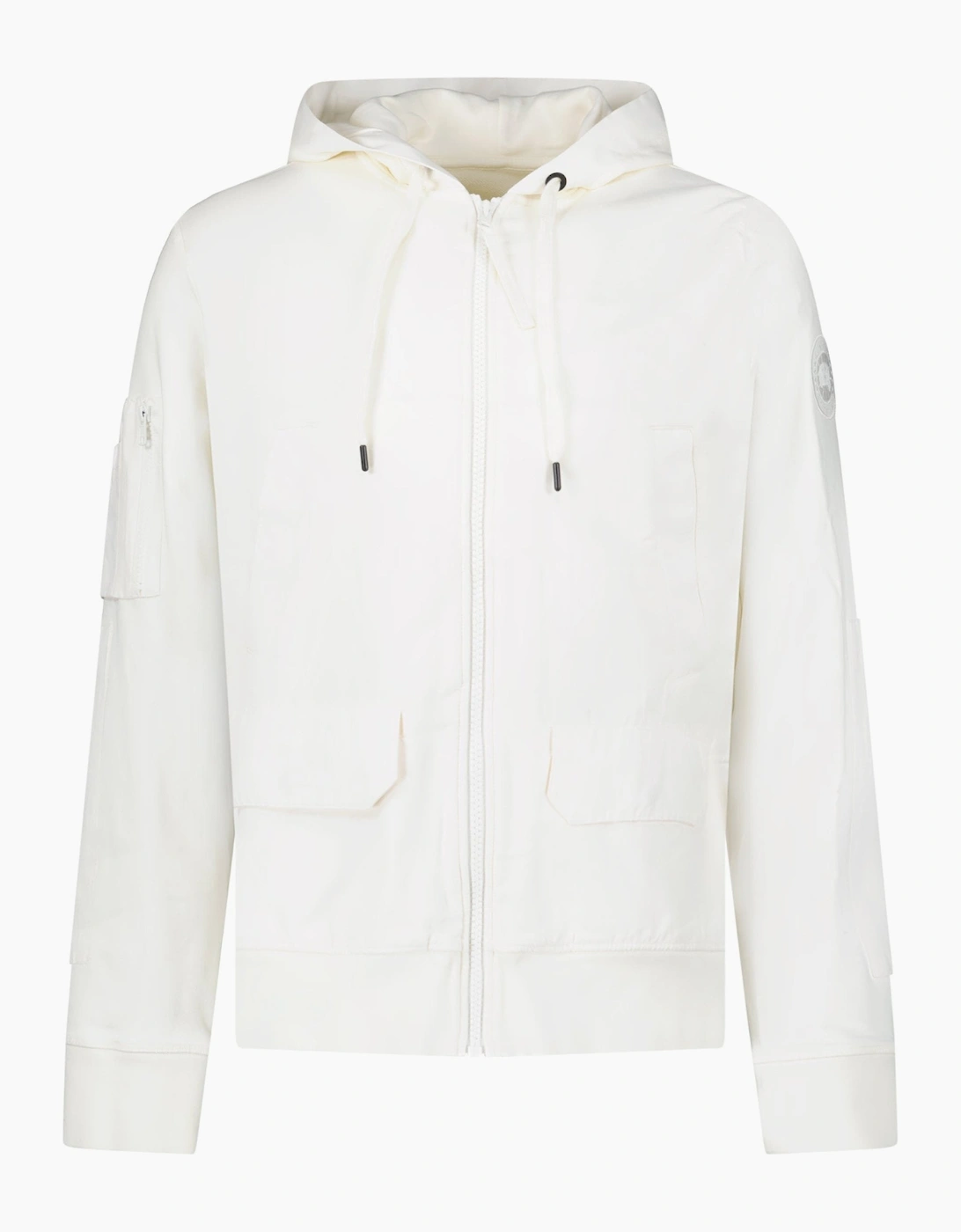 Canada Goose Ferris Full Zip Hoodie White