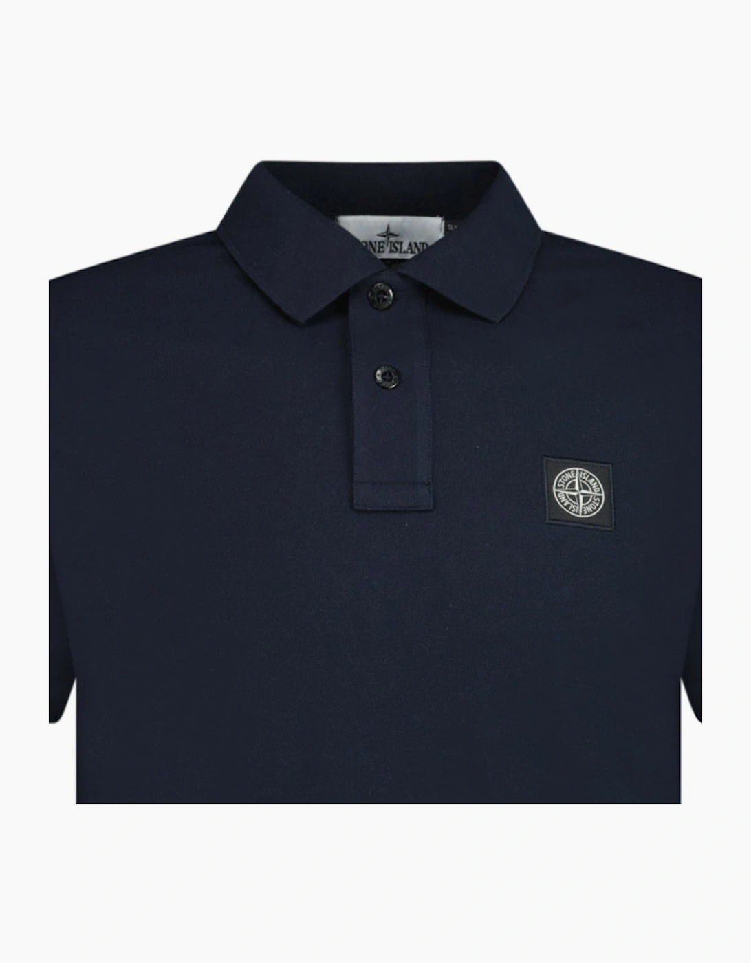 Stone Island Compass Logo Polo Navy