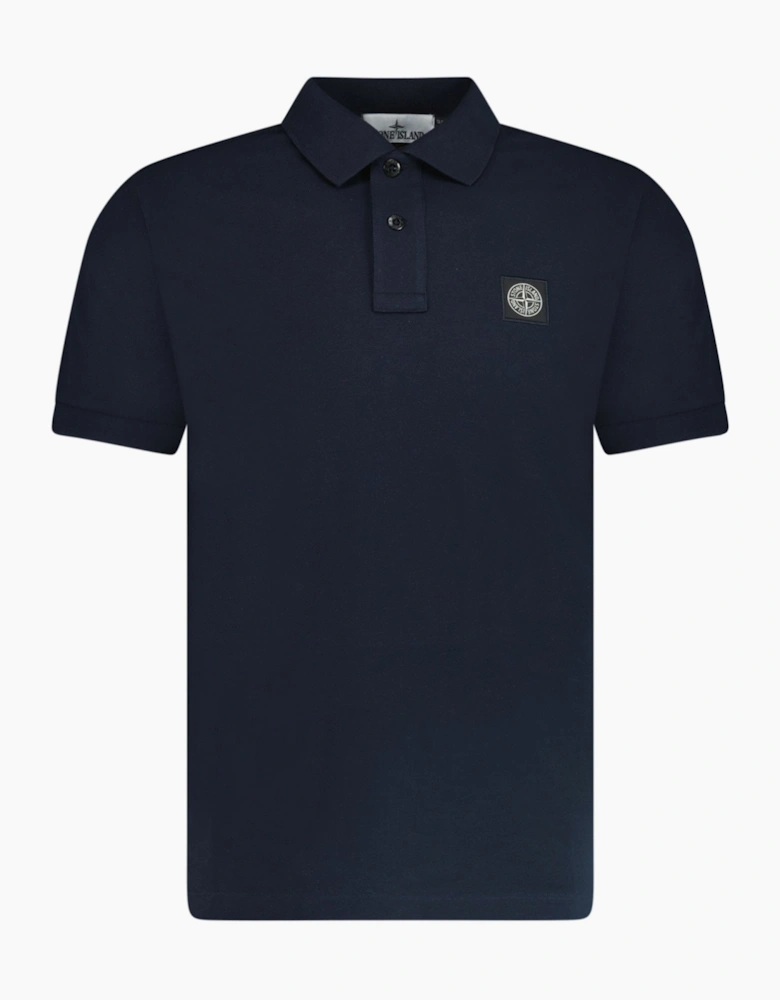 Stone Island Compass Logo Polo Navy