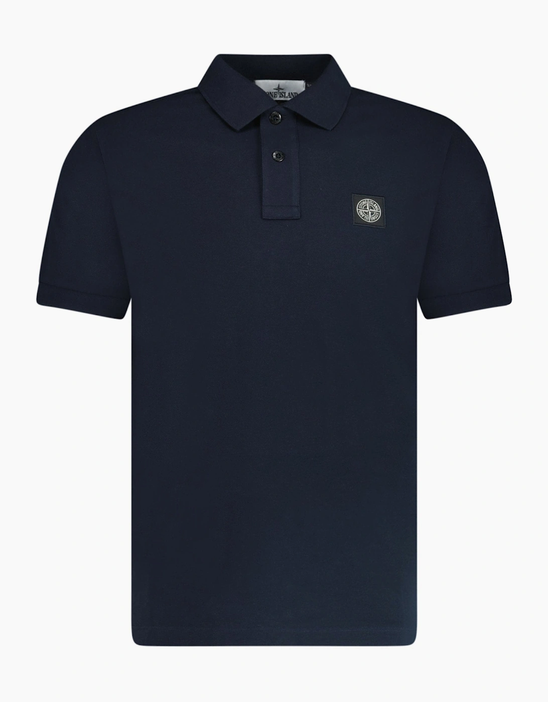 Stone Island Compass Logo Polo Navy
